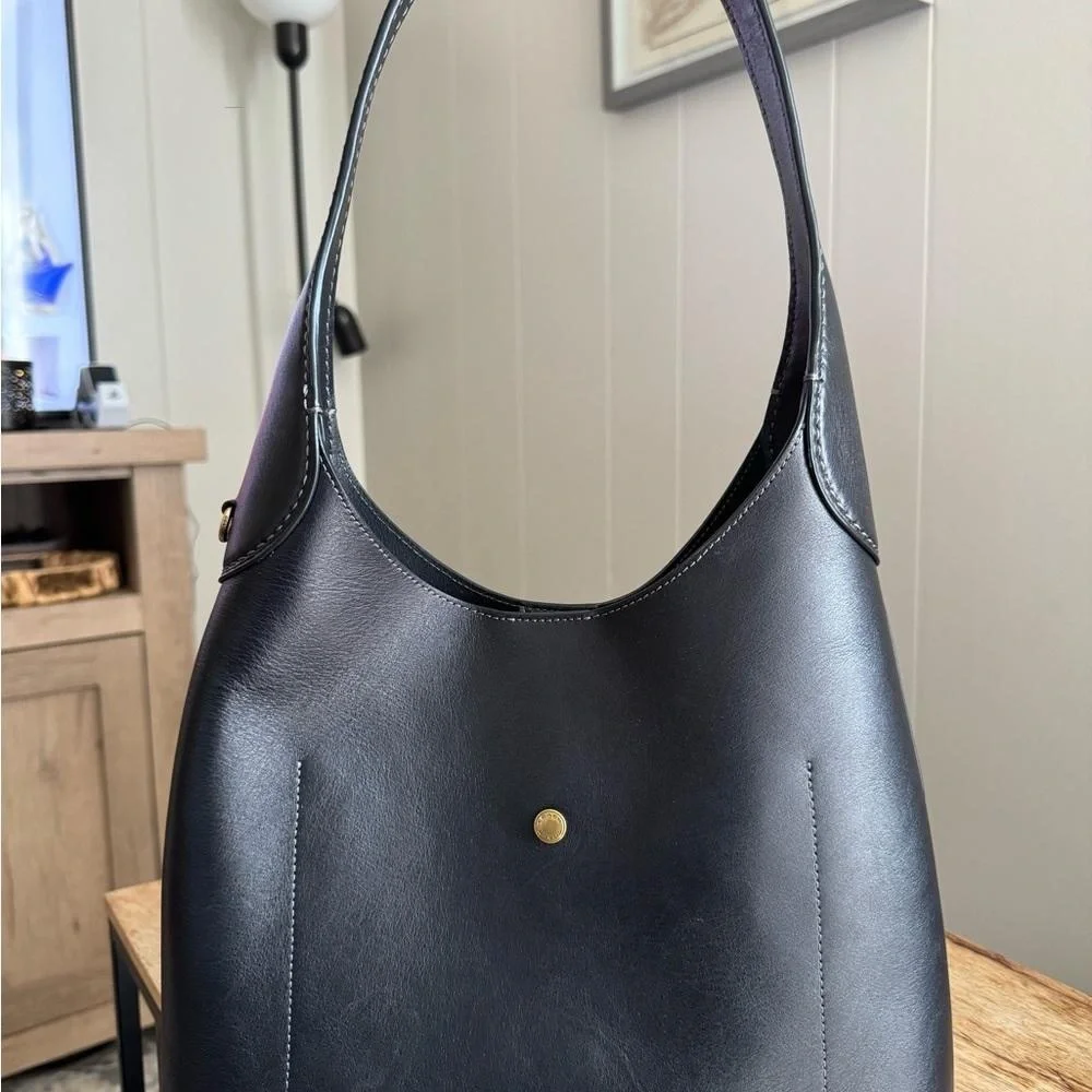 New! Coach Brooklyn 28 Black Luxury Shoulder Bag - Picture 2 of 5